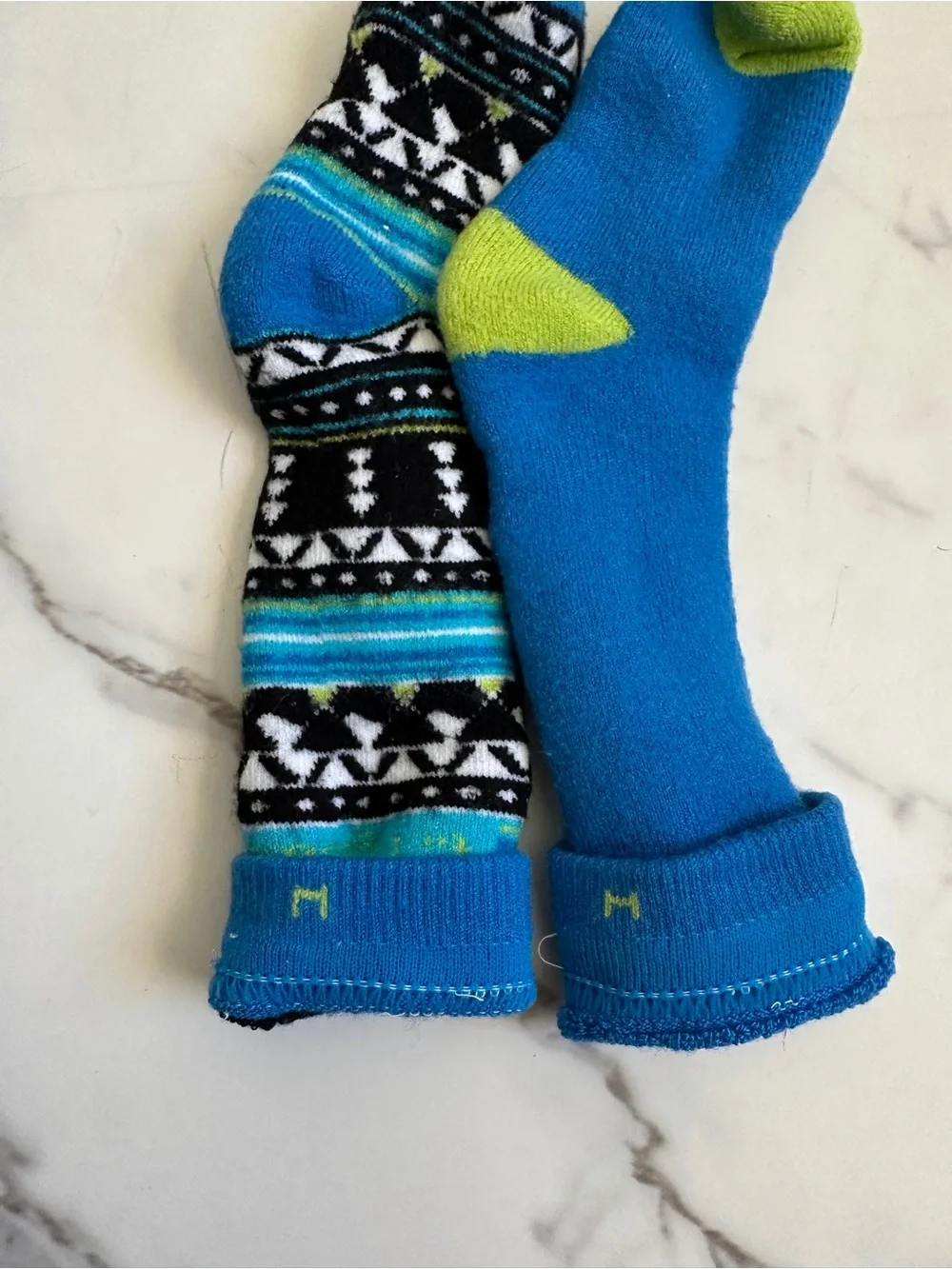 Bridgedale Ski Knee High Junior Kids Socks 2 Pairs size Medium